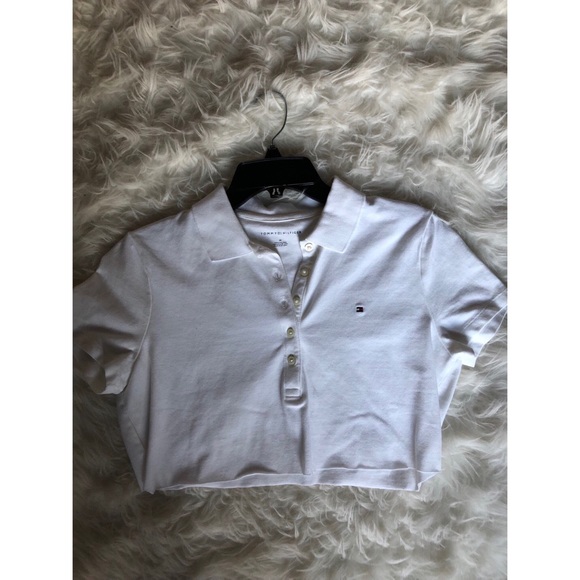 Tommy Hilfiger Cropped Polo - Picture 1 of 2